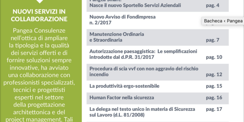 Notiziario n°10 giugno-luglio 2017
